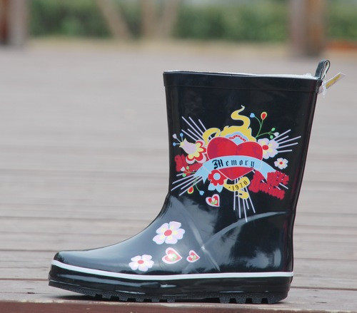 贸MEMORY大牌时尚儿童女童雨靴雨鞋 <em>女孩</em>橡