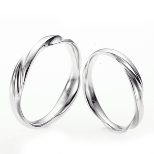  孚乐泰  Pt950铂金情侣对戒  专柜正品铂金结婚对戒男女戒指 计价
