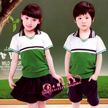学院风中小学生校服幼儿园园服班服日韩版运动套装夏装儿童合唱服
