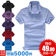 【诠渡良品】2012男装polo衫 男士翻领珠地polo短袖 男#81850