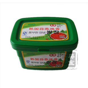  韩国蒜蓉辣酱500g 韩国传统美食韩国烤肉 黄瓜蘸酱 大酱汤适用