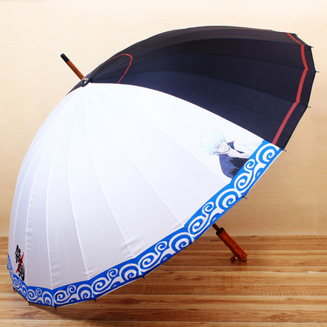 银魂雨伞 日本创意痛伞 24骨超大伞长柄动漫伞
