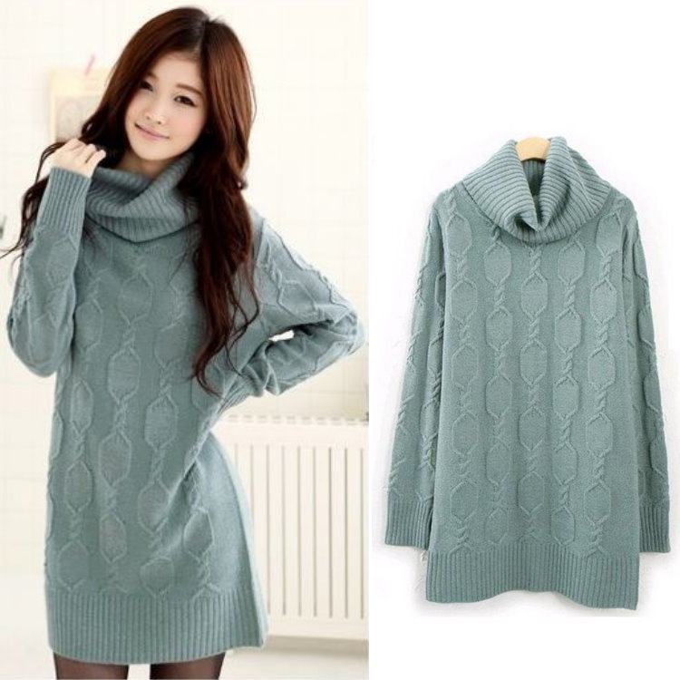 【多图】<em>高领宽松</em>中<em>长款毛衣</em> - <em>高领宽松</em>中<em>长款</em>