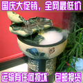 正品7折新房结婚礼品流水喷泉梦里荷香水景鱼缸摆件】家居装饰品