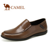 camel 骆驼真皮商务休闲鞋男鞋 经典品味 日常休闲男鞋 春款