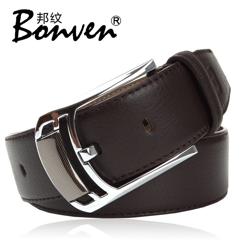 BONVEN/邦纹 10年不断 男 真皮 皮带 腰带 正品 特价 包邮 新款
