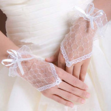礼服手套婚礼白色手套新娘手套新款2011婚纱手套露指短款结婚手套