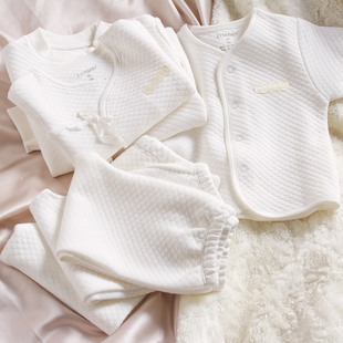 Yabeibei Super warm in autumn and winter suit newborn baby thicken cotton underwear fall of autumn clothing pants pajamas