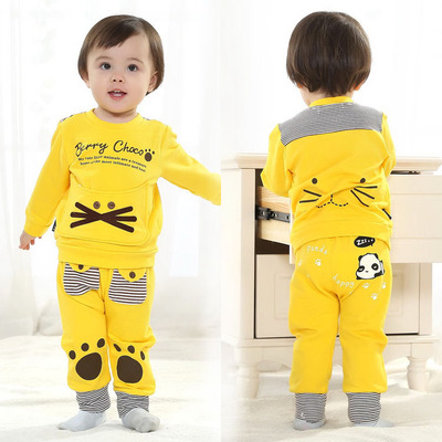 宝宝套装全棉春秋款 新生幼儿衣服男女0-2岁婴儿外出服夏季套装