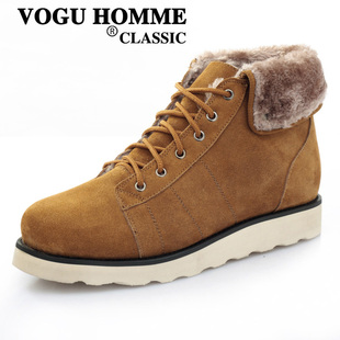 VOGU HOMME weigejia cashmere warm high boots fashion lovers and leisure men