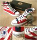 匡威/CONVERSE帆布鞋 校园高帮情侣男女款all star精工 美国旗