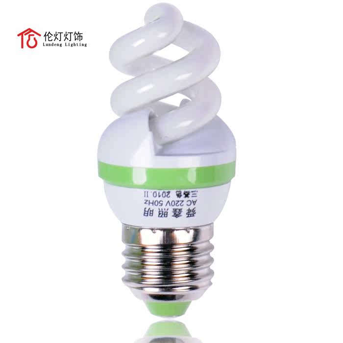节能灯伦灯灯饰LD 灯具 E27 纯三基色 [7W白光] 6400K节能先锋