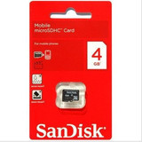 Sandisk闪迪TF卡 4GB高速TF卡/ 4GB TF卡，二年保固