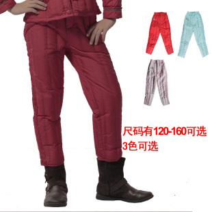 特价 新款 雪银狐 儿童 保暖裤 正品 羽绒裤 女童冬装 X-119
