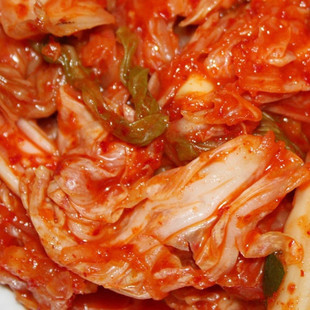  [书生食品] 地道韩国风味手工韩国泡菜600g(200gX3袋) 辣白菜包邮