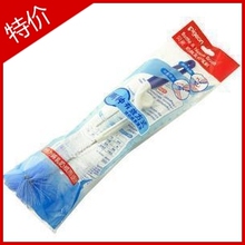 贝亲旋转尼龙刷/奶瓶刷子/奶嘴刷EA03 单个装不锈钢 清洁刷子套装