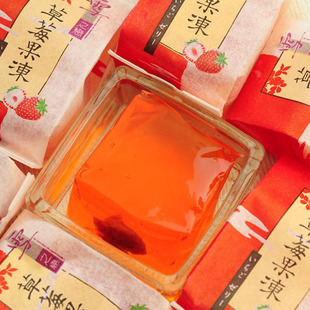 雪之恋果冻布丁 草莓味 台湾进口零食/特产/食品 50克 买6送1