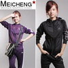特价 阿迪达斯运动服套装 <span class=H>ADIDAS</span>南韩丝运动服套装 线条连帽设计