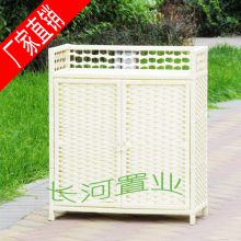 新款宜家草编鞋柜鞋架储物架草编柜橱床头柜橱加宽加大特价