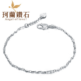 450元/克 珂兰钻石 PT950铂金手链白金结婚女款首饰正品B 初见