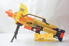 Детский пистолет 正品孩之宝nerf 热火连发重装发射器ecs-60精英冲击波94665配电池