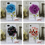 Summer fresh decals Apple 4iPhone4 cellphone shell the iphone4s cellphone shell cellphone sets shell