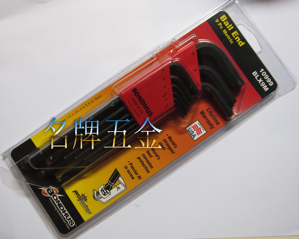BONDHUS美国波顿加长球头内六角扳手 10999 1.5-10mm|ruв категории оборудование/инструменты, ручной инструмент, гаечный ключ, ключ шестигранный - от Buy2taobao.com для оказания профессиональной услуги покупки агента Taobao