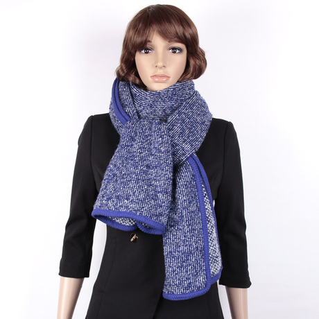 韩式毛线编织围巾长方巾棉麻披肩休闲街头情侣