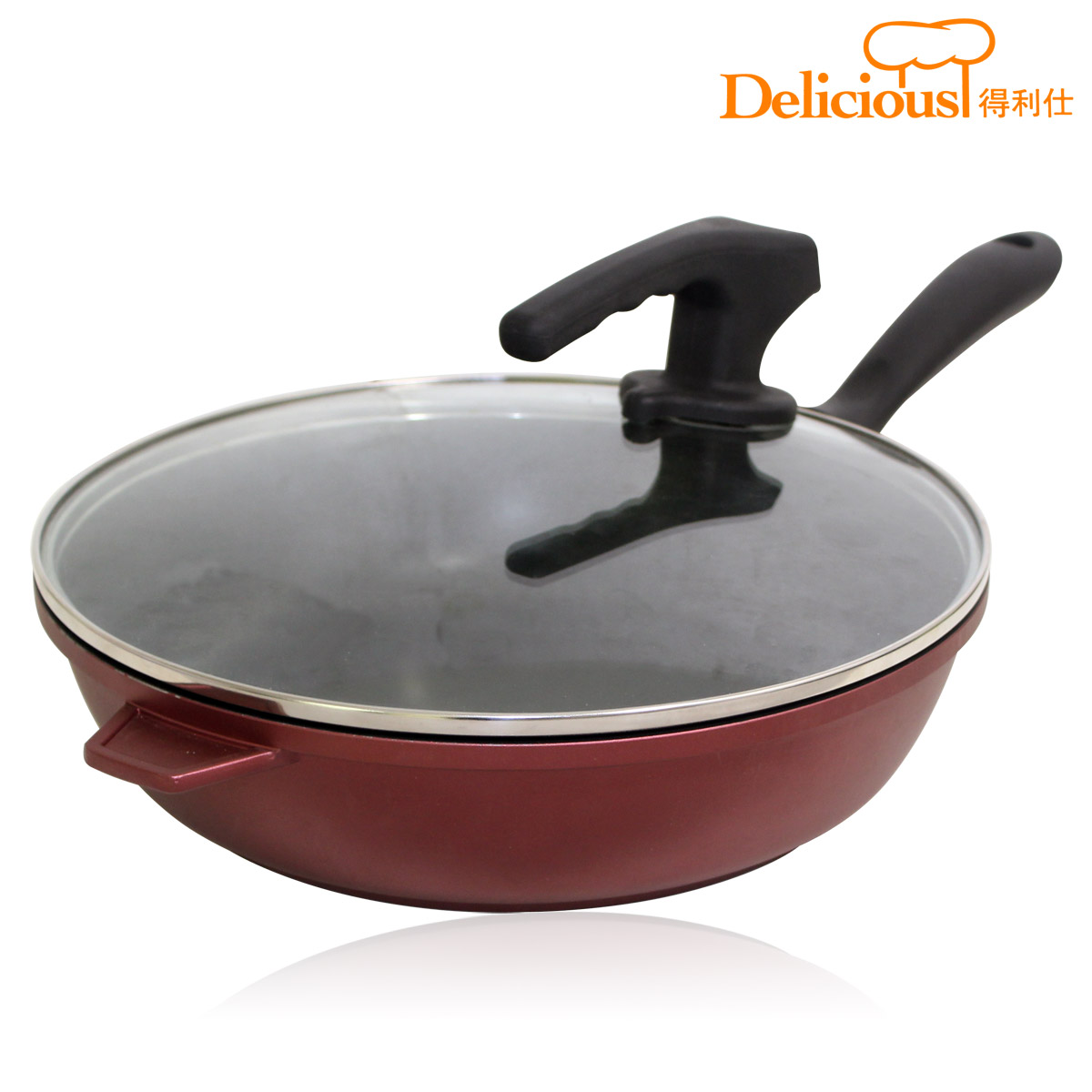 Too Lishi non-stick cookware Wok Saucepan Lampblack Pancake pan Nonstick Electromagnetic furnace Wok cooking Cookwarein the Kitchen/Cooking utensils , Cooking utensils , Cookware/Pot/Kettle , Wok category - from Buy2taobao.com to provide professional Taobao agent buy service