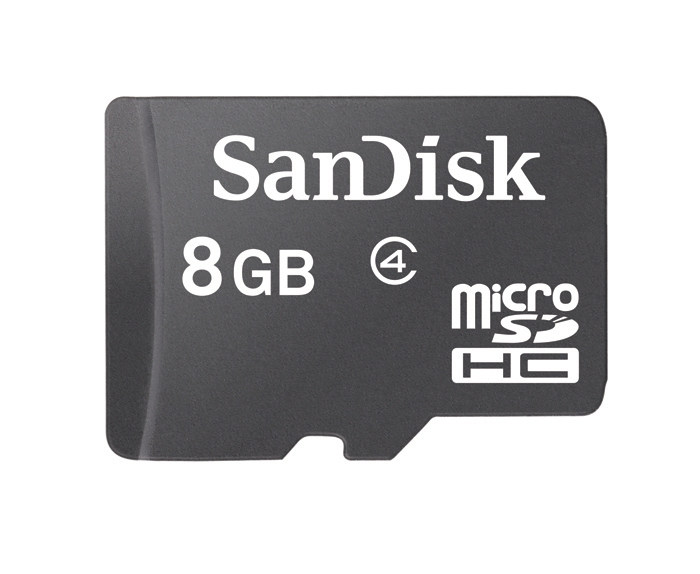 闪迪/SanDisk 8G TF MicroSD SDHC Class4 C4 手机存储卡 内存卡