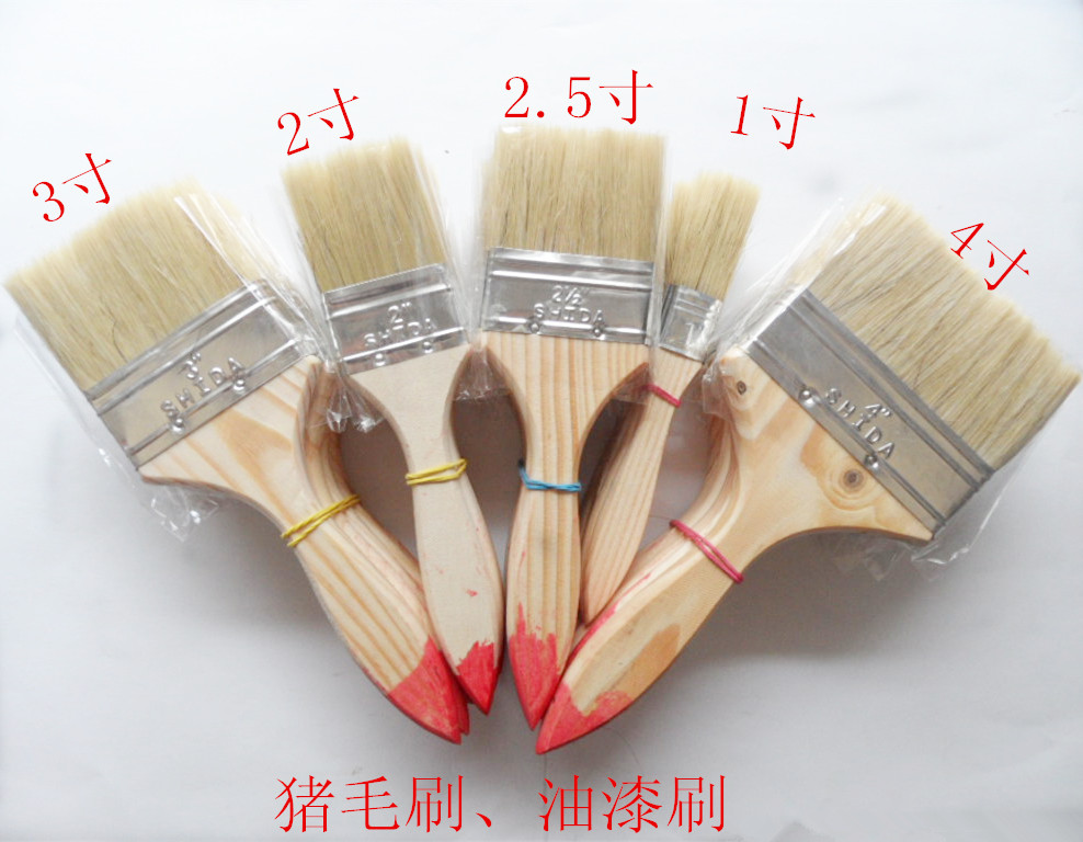 高级猪毛刷 木柄油漆刷 调和漆刷、白色鬃毛刷 刷子 油漆刷子在类目 五金/工具, 手动工具, 其他手动工具, 油漆刷/滚筒中 - 来自Buy2taobao.com提供专业的淘宝代购服务
