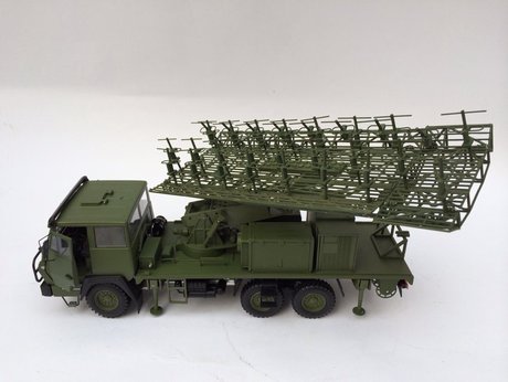 市面罕见 1:30 斯太尔改装米波雷达车 JY-27 雷