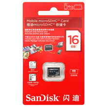 包邮 Sandisk 闪迪 TF 16g tf卡 class4 MicroSD 手机内存卡正品