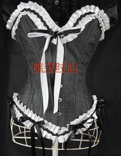 复古宫廷束身衣哥特式，corset束腰强力，收腹马甲镙旋钢骨女塑身衣