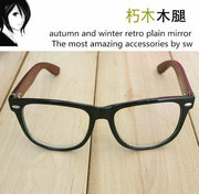 非主流日本无敌修脸木质眼镜架，非主流潮男女，文艺tr90黑框眼镜框