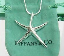 Tiffany collar de serpiente de estrellas de mar decoradas acciones Shegu estrellas de mar