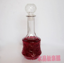 红酒瓶泡酒瓶密封储藏醒酒器玻璃酒 葡萄酒 酒具600毫升