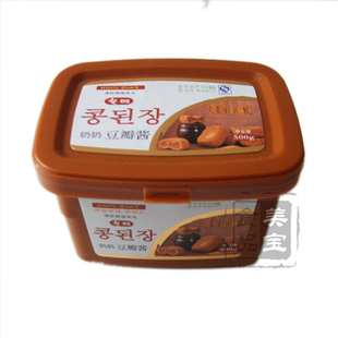  韩国料理 韩国大酱汤必备 正宗韩国大酱/韩国蘸酱/韩国豆瓣酱500g