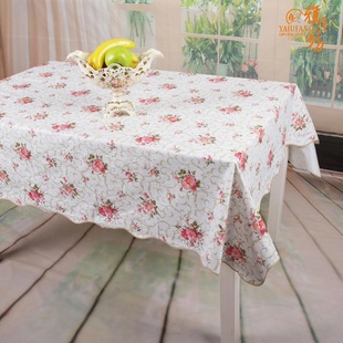Waterproof and oil-free heat-resistant PVC tablecloth, agile workshop wash cloth WTL094