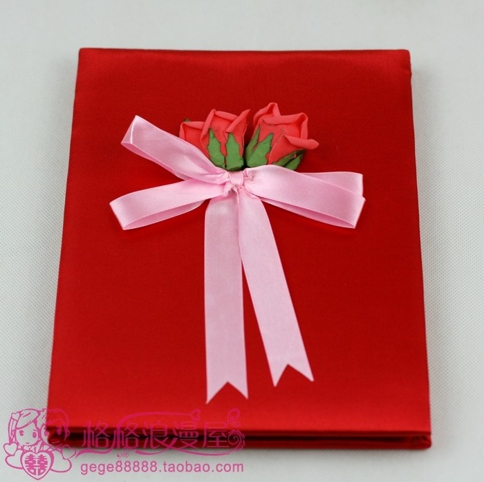 婚庆用品个性定制欧式签到本签名册 婚庆用品个性定制欧式签到本签名册
