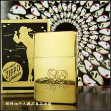 原装正版ZIPPO打火机 1992年镀金1932复刻NOUVEAO 60周年经典款