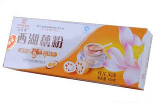  【510】中华老字号 采芝斋西湖藕粉(桂花风味)420克盒装
