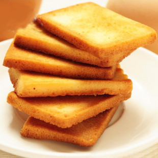  新品铁板鸡蛋饼 白鹤鸡蛋煎饼 250克 比TIPO面包干好吃