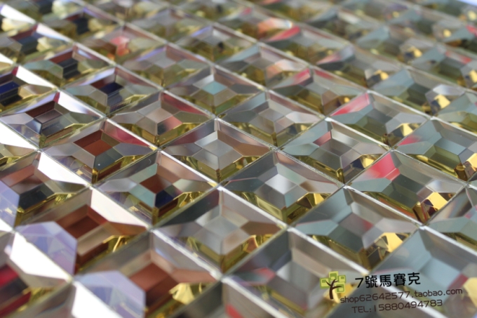 【現貨】【庫存】-玻璃鏡面馬賽克「金鏡磨邊車邊」,廠家直銷在類目 家裝主材, 瓷磚, 馬賽克中 - 來自Buy2taobao.com提供專業的淘寶代購服務