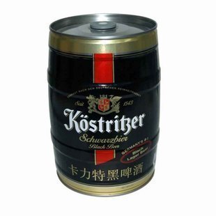  卡力特黑啤酒 5L桶装 德国黑啤卡利特  德国原装进口啤酒 一桶价
