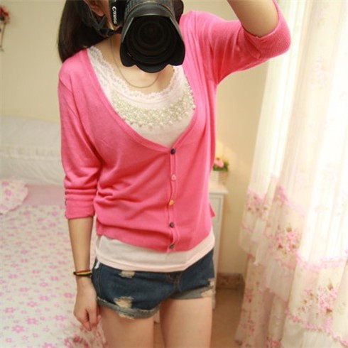 <em>针织</em>衫,2011helensky<em>大码</em> 纷繁色彩外套 仿<em>开衫</em>