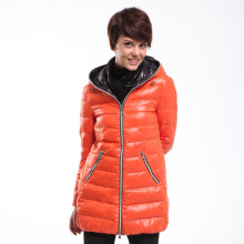 2011女士新款 <span class=H>千仞岗</span><span class=H>羽绒</span><span class=H>服</span>正品 女士连帽休闲中长款 | Q-1636