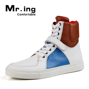 Mr.ing new fashion trends and  city light leather lounge high help shoes men's shoes F1178