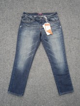 2012最新款/D型丹宁紧身小脚九分裤/专柜大热款/49719 0003