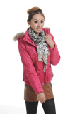 L香港名牌高级女装职业服长袖羽绒服<em>女士冬</em>新
